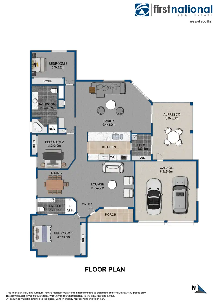 Floorplan of Homely house listing, 46 Oporto Road, Mudgee NSW 2850