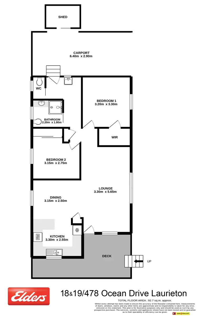 Floorplan of Homely house listing, Site 18/478 Ocean Drive, Laurieton NSW 2443