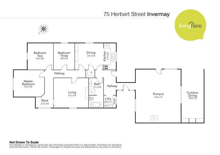 Floorplan of Homely house listing, 75 Herbert Street, Invermay TAS 7248
