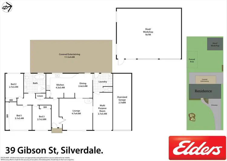 Floorplan of Homely house listing, 39 Gibson Street, Silverdale NSW 2752