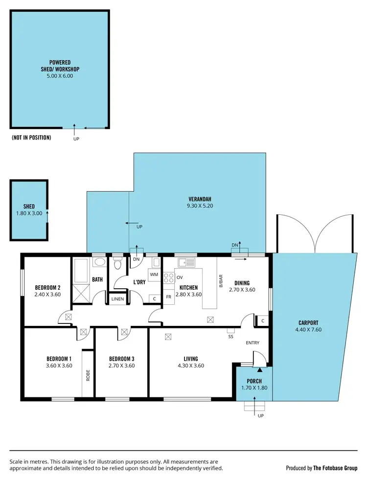 Floorplan of Homely house listing, 38 Calomba Crescent, Happy Valley SA 5159