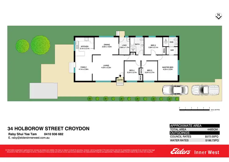 Floorplan of Homely house listing, 34 Holborow Street, Croydon NSW 2132