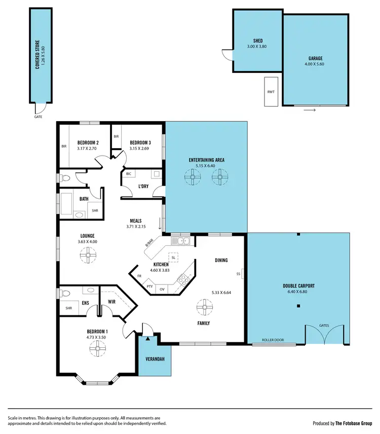 Floorplan of Homely house listing, 25 Cosgrove Crescent, Old Reynella SA 5161