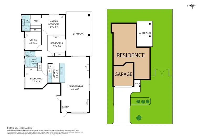 Floorplan of Homely house listing, 8 Stella Street, Kelso QLD 4815