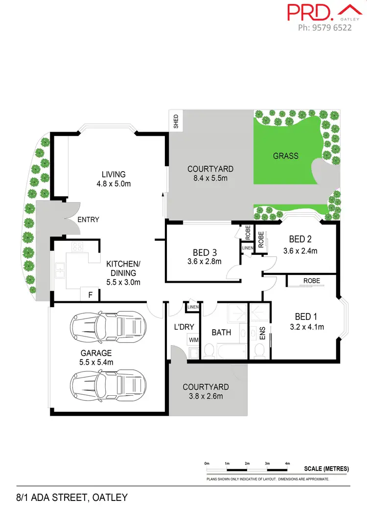 Floorplan of Homely villa listing, 8/1-5 Ada Street, Oatley NSW 2223