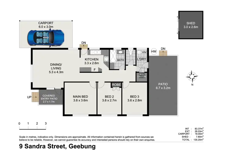 Floorplan of Homely house listing, 9 Sandra Street, Geebung QLD 4034