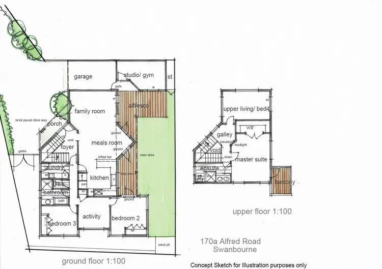 Floorplan of Homely house listing, 170A Alfred Road, Swanbourne WA 6010