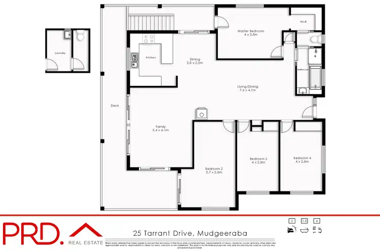Floorplan of Homely house listing, 25 Tarrant Drive, Mudgeeraba QLD 4213