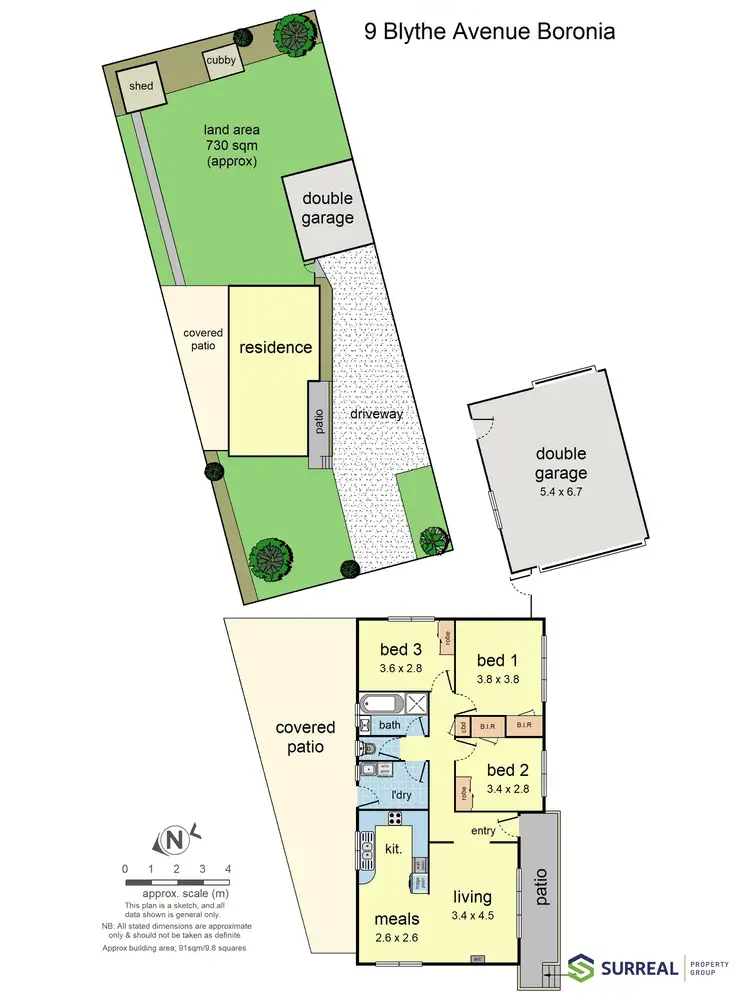 Floorplan of Homely house listing, 9 Blythe Ave, Boronia VIC 3155