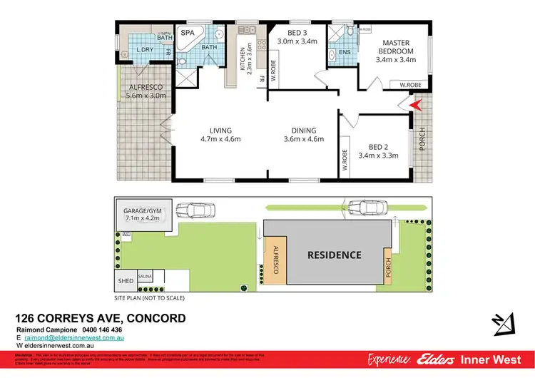 Floorplan of Homely house listing, 126 Correys Avenue, Concord NSW 2137