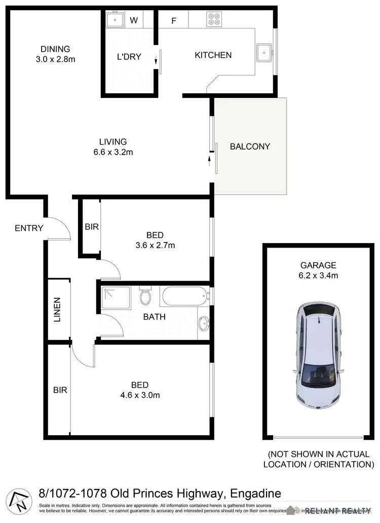 Floorplan of Homely unit listing, 8/1072-1076 Old Princes Highway, Engadine NSW 2233