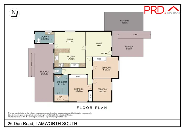 Floorplan of Homely house listing, 26 Duri Road, Tamworth NSW 2340