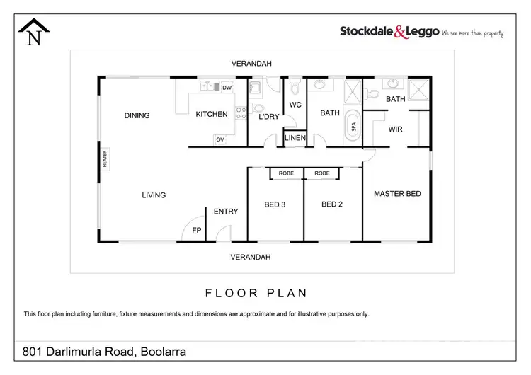 Floorplan of Homely rural property listing, 801 Darlimurla Road, Boolarra VIC 3870