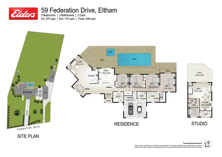 Floorplan of Homely house listing, 59 FEDERATION DRIVE, Eltham NSW 2480