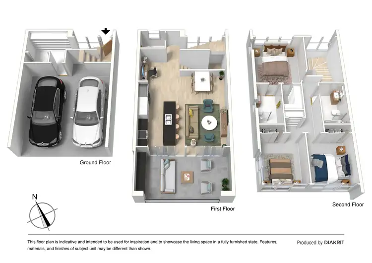 Floorplan of Homely townhouse listing, 3/30 Trackson Street, Alderley QLD 4051