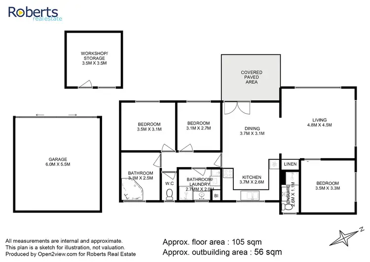 Floorplan of Homely house listing, 12 Rudd Avenue, Orford TAS 7190