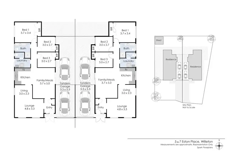 Floorplan of Homely house listing, 5 Eston Place, Willetton WA 6155