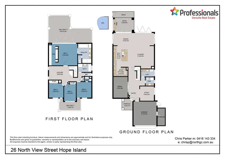Floorplan of Homely house listing, 26 North View Street, Hope Island QLD 4212