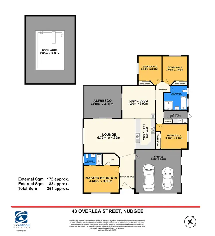 Floorplan of Homely house listing, 43 Overlea Street, Nudgee QLD 4014