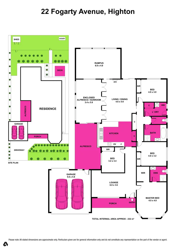 Floorplan of Homely house listing, 22 Fogarty Avenue, Highton VIC 3216