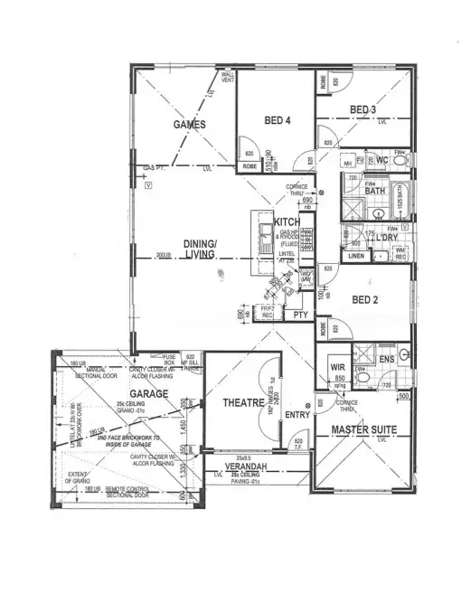 Floorplan of Homely house listing, 5 Bayonne Corner, Piara Waters WA 6112