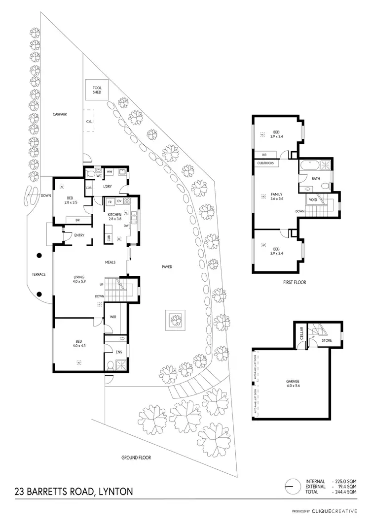 Floorplan of Homely house listing, 23 Barretts Road, Lynton SA 5062