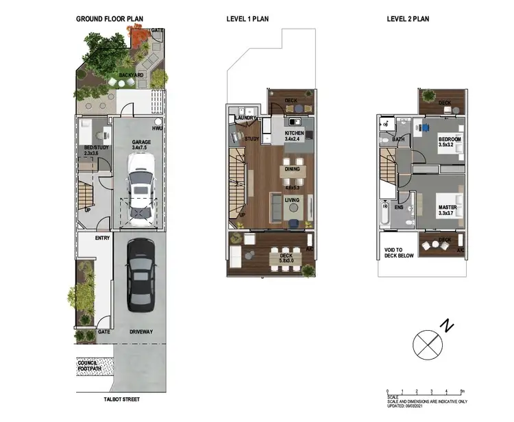 Floorplan of Homely townhouse listing, 2/9 Talbot Street, Coorparoo QLD 4151