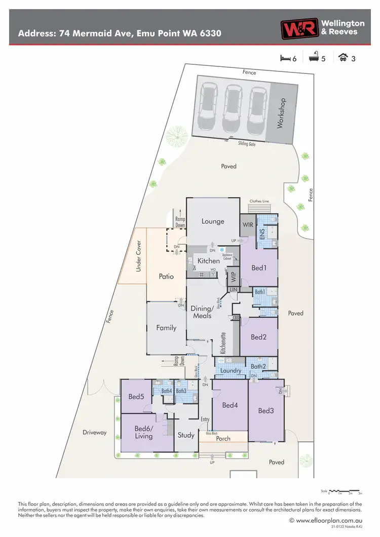 Floorplan of Homely house listing, 74 Mermaid Avenue, Emu Point WA 6330