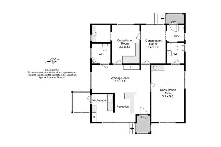 Floorplan of Homely other listing, 1 Pine Avenue, Upper Burnie TAS 7320