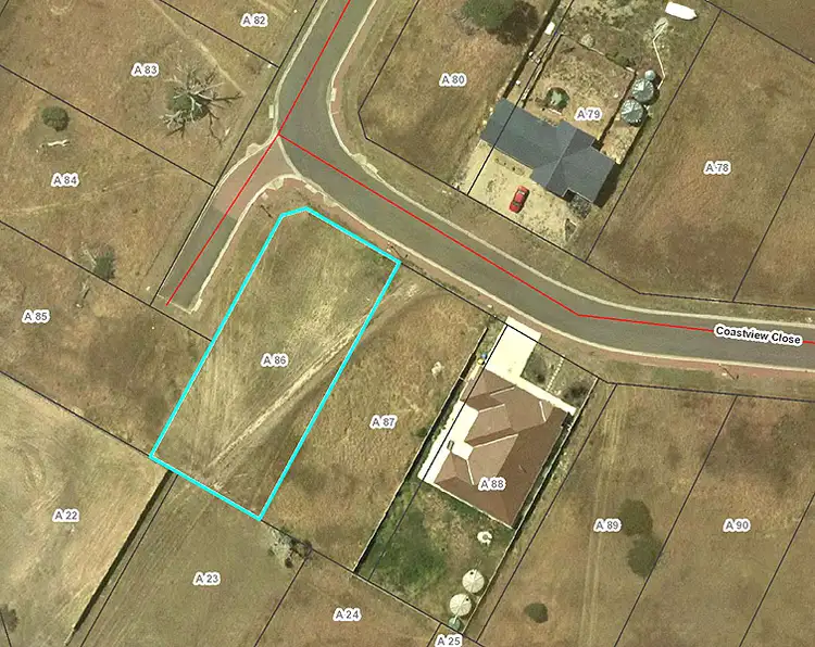 Floorplan of Homely land listing, 15 Coastview Close, Cape Jervis SA 5204