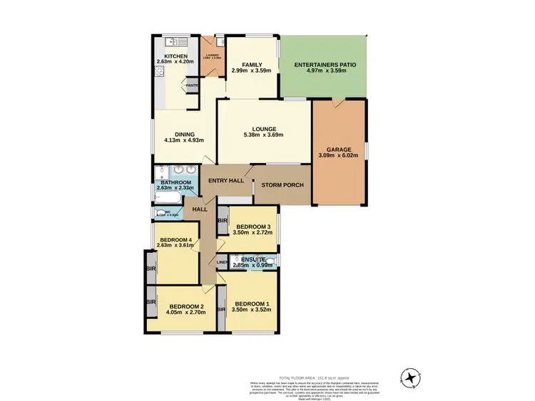Floorplan of Homely house listing, 2 Ballantine Place, Horsley NSW 2530