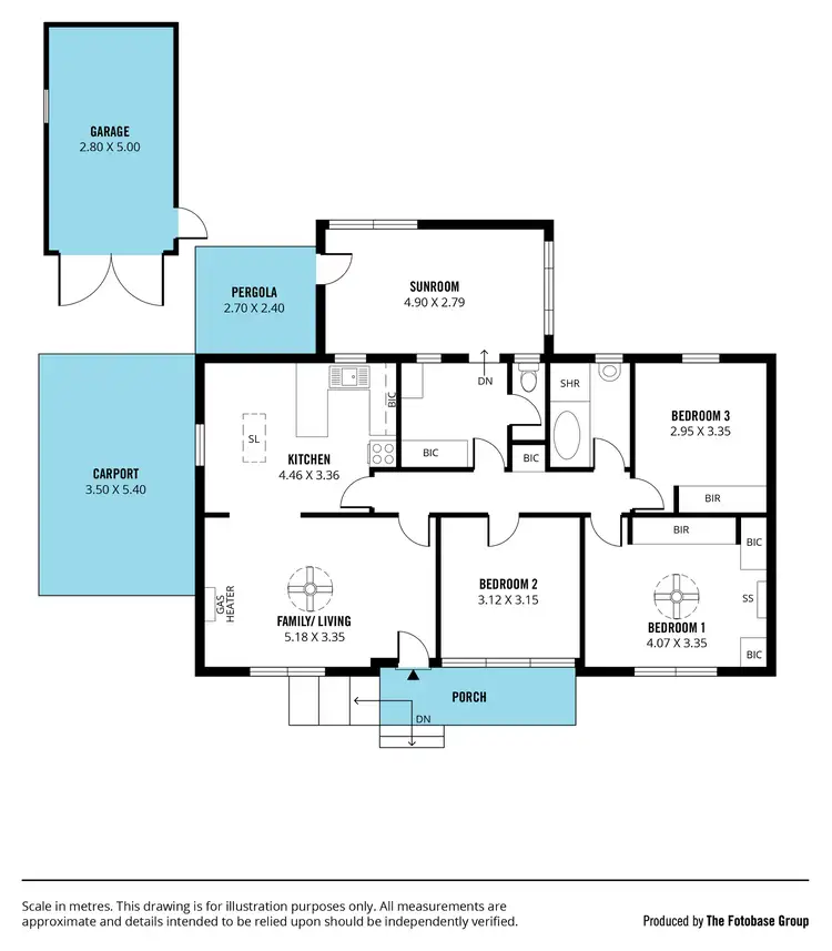 Floorplan of Homely house listing, 52 Christopher Road, Christie Downs SA 5164