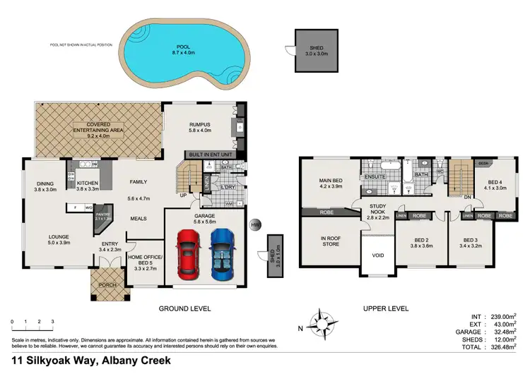 Floorplan of Homely house listing, 11 Silkyoak Way, Albany Creek QLD 4035