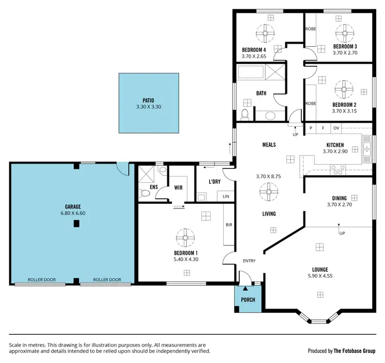 Floorplan of Homely house listing, 22 Horndale Drive, Happy Valley SA 5159