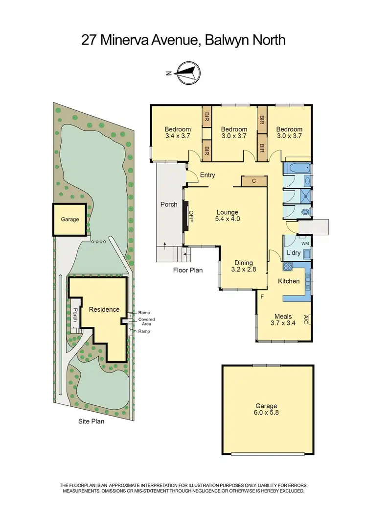 Floorplan of Homely house listing, 27 Minerva Avenue, Balwyn North VIC 3104