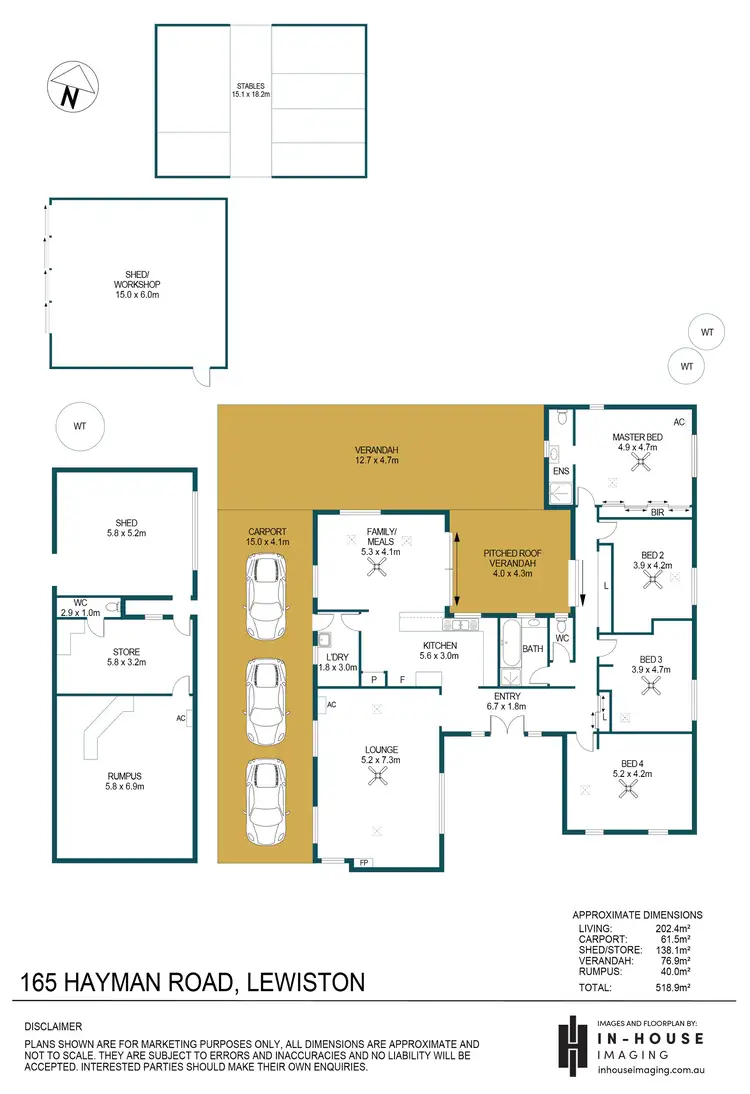 Floorplan of Homely house listing, 165 Hayman Road, Lewiston SA 5501