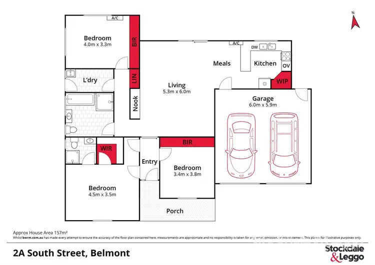 Floorplan of Homely townhouse listing, 2a South Street, Belmont VIC 3216