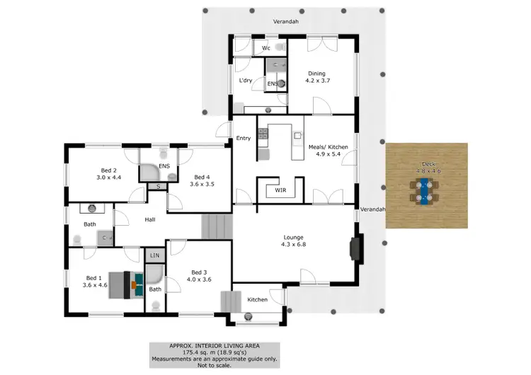 Floorplan of Homely house listing, 134 Yackandandah Road, Yackandandah VIC 3749
