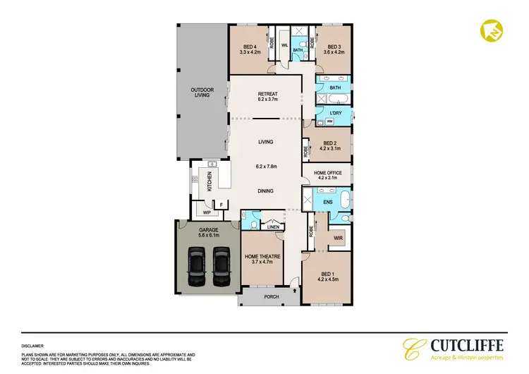 Floorplan of Homely rural property listing, 7 Moss Ridge, Sackville North NSW 2756