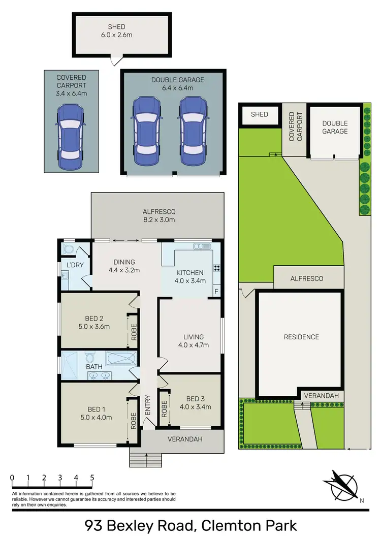 Floorplan of Homely house listing, 93 Bexley Road, Clemton Park NSW 2206