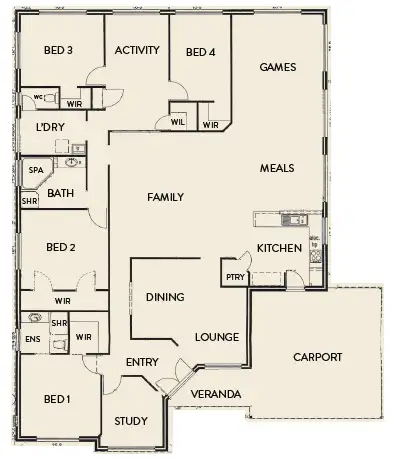 Floorplan of Homely house listing, 12 Mardja Loop, Mardella WA 6125