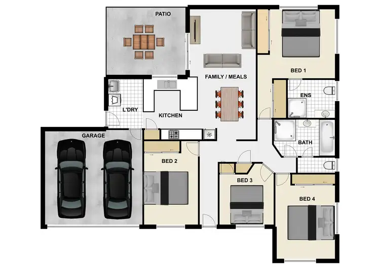 Floorplan of Homely house listing, 14 Pine Grove Drive, Crestmead QLD 4132