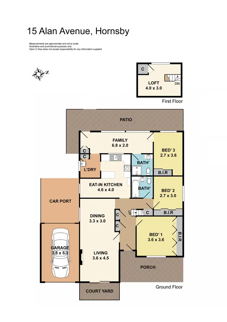 Floorplan of Homely house listing, 15 Alan Avenue, Hornsby NSW 2077