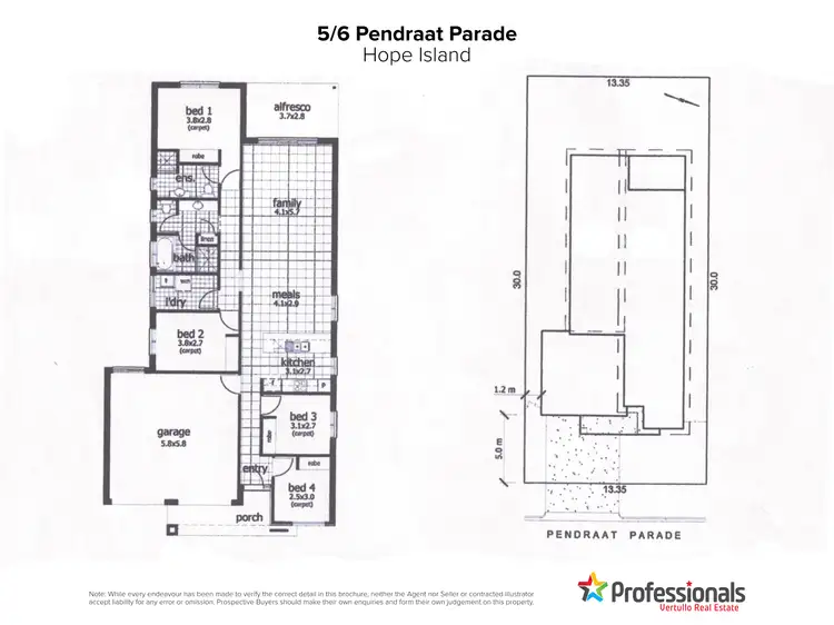 Floorplan of Homely house listing, House 5/6 Pendraat Parade, Hope Island QLD 4212
