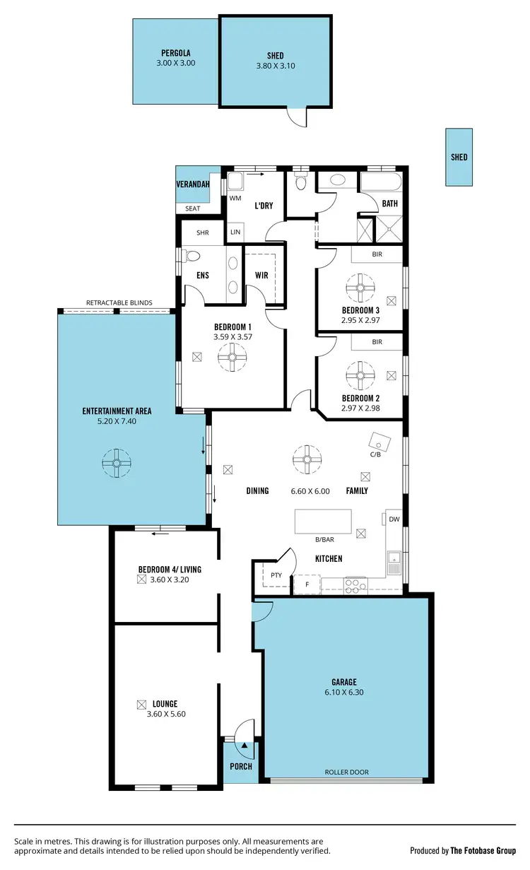 Floorplan of Homely house listing, 7 Auldstone Place, Huntfield Heights SA 5163