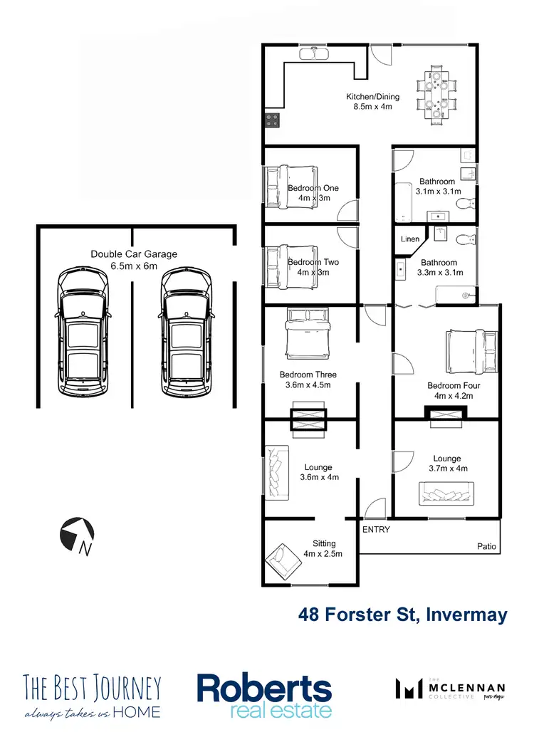 Floorplan of Homely house listing, 48 Forster Street, Invermay TAS 7248