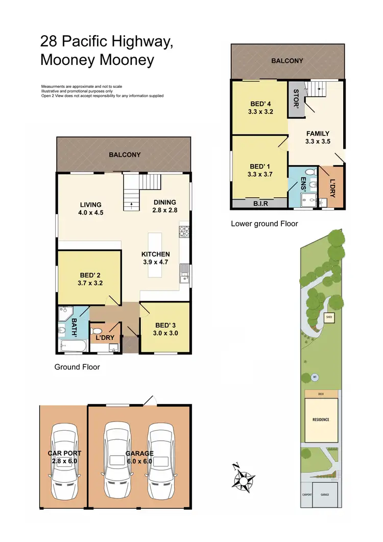 Floorplan of Homely house listing, 28 Pacific Highway, Mooney Mooney NSW 2083