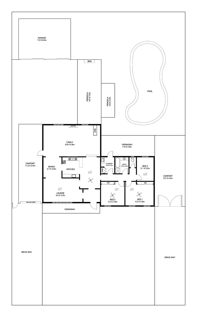 Floorplan of Homely house listing, 57 Sir Ross Smith Avenue, North Haven SA 5018
