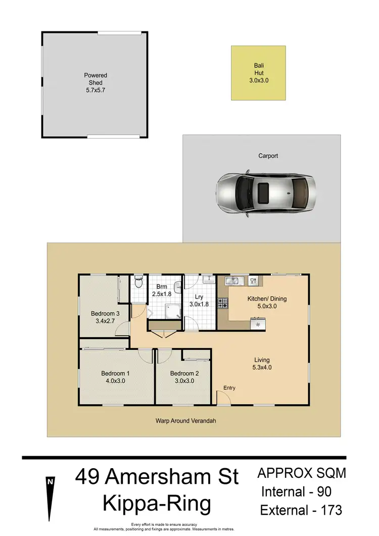 Floorplan of Homely house listing, 49 Amersham Street, Kippa-Ring QLD 4021