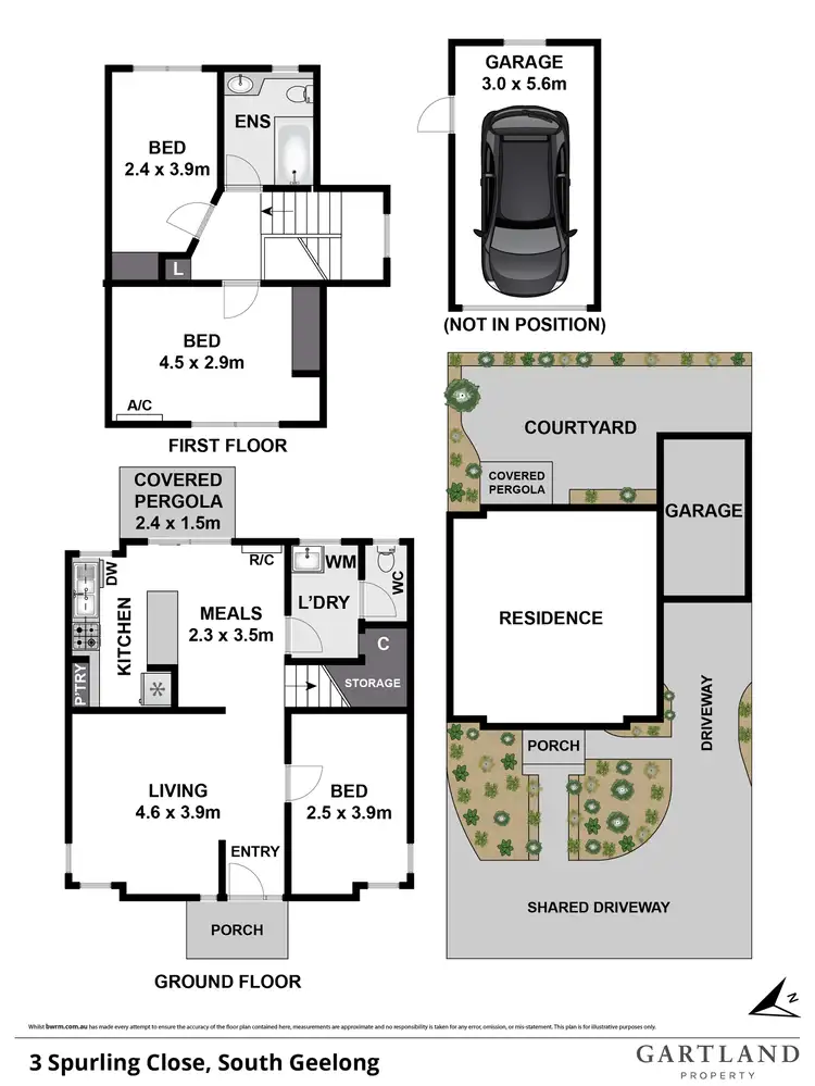 Floorplan of Homely house listing, 3 Spurling Close, South Geelong VIC 3220